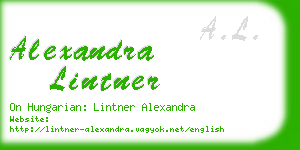 alexandra lintner business card